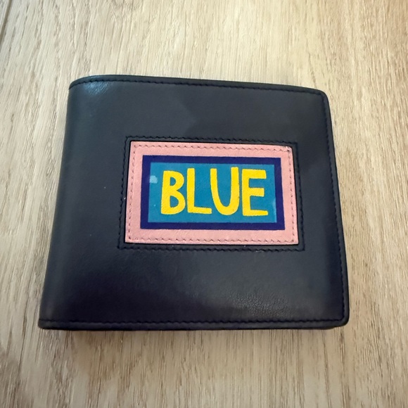 Fendi Blue Wallet with Pink and Blue Patch - Picture 1 of 7